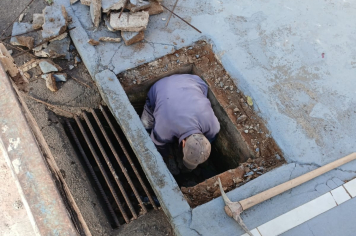 PREFEITURA MUNICIPAL DE MOCOCA REALIZA MELHORIAS EM GALERIAS NO BAIRRO SÃO DOMINGOS