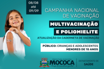 CAMPANHA NACIONAL DE MULTIVACINAÇÃO E VACINAÇÃO CONTRA POLIOMELITE 2022