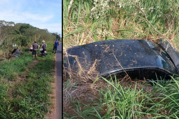 DEFESA CIVIL AGE RÁPIDO E GARANTE SEGURANÇA EM ACIDENTE NA VICINAL MOCOCA A SÃO BENEDITO DAS AREIAS