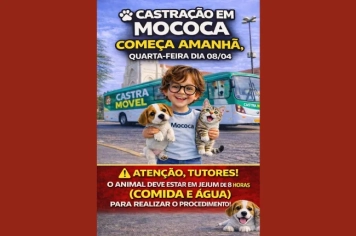 ATENÇÃO PARA O JEJUM ANTES DA CASTRAÇÃO!