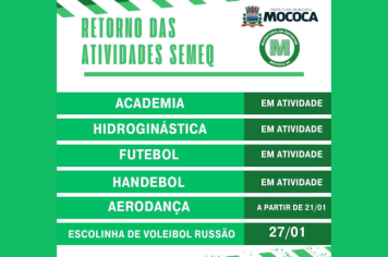 RETORNO DAS ATIVIDADES DA SEMEQ 2025