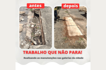MANUTENÇÃO DE BUEIROS SEGUE COM EFICIÊNCIA POR TODA A CIDADE 