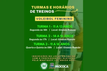 ESCOLINHAS E TURMAS DE TREINAMENTO DA SEMEQ