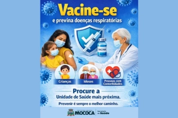 ALERTA! VACINE-SE E PREVINA DOENÇAS RESPIRATÓRIAS