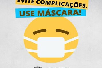 Quando sair de casa use máscara o tempo todo!