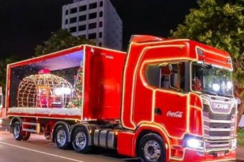 CARAVANA DE NATAL DA COCA-COLA VISITA A CIDADE DE MOCOCA 