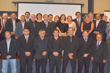 Maria Edna participa da posse da nova diretoria da Associação Comercial e Industrial de Mococa