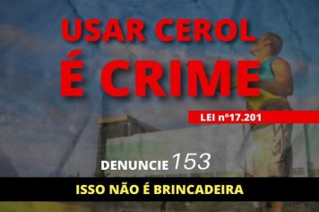 COMUNICADO Á RESPEITO DO USO DE CEROL