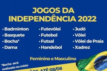 JOGOS DE INDEPENDÊNCIA 2022