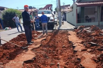 PREFEITURA DE MOCOCA AVANÇA COM OBRAS DE INFRAESTRUTURA NA VILA SANTA ROSA