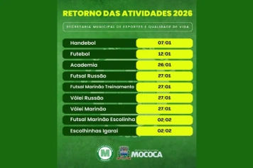  RETORNO DAS ATIVIDADES DA SEMEQ 2026