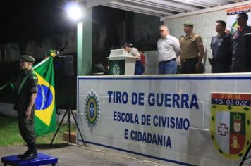 PREFEITO PARTICIPA DO EVENTO DE FORMATURA DOS ATIRADORES DO T.G. DE 2022