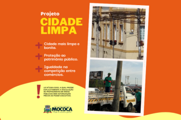 Prefeitura de Mococa inicia projeto Cidade Limpa