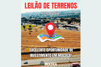 EXCELENTE OPORTUNIDADE DE INVESTIMENTO EM MOCOCA!