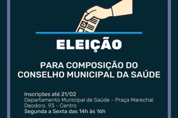 EDITAL PARA RENOVAÇÃO DO CONSELHO MUNICIPAL DE SAÚDE
