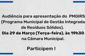 CONVITE AUDIÊNCIA PÚBLICA