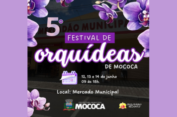 5ª FESTIVAL DE ORQUÍDEAS DE MOCOCA NO MERCADO MUNICIPAL