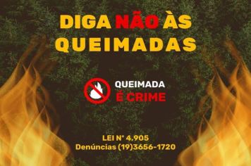 PREFEITURA ALERTA SOBRE AS QUEIMADAS