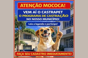  CASTRA MÓVEL EM MOCOCA! NÃO DEIXE SEU PET DE FORA! 