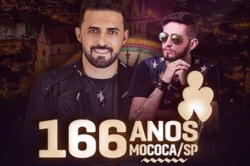 SHOW DE COMEMORAÇÃO AOS 166 DE MOCOCA!