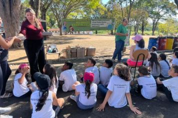 CAMPANHA DE CONSCIENTIZAÇÃO DO MEIO AMBIENTE COM AS CRIANÇAS NA EXPOAM 