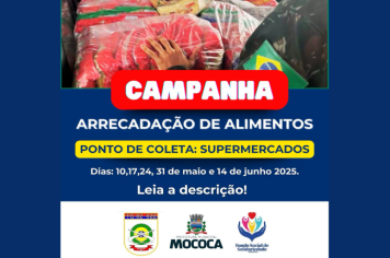FUNDO SOCIAL DA PREFEITURA MUNICIPAL DE MOCOCA E TG 02-022 SÃO PARCEIROS EM CAMPANHA BENEFICENTE PARA ARRECADAÇÃO DE ALIMENTOS