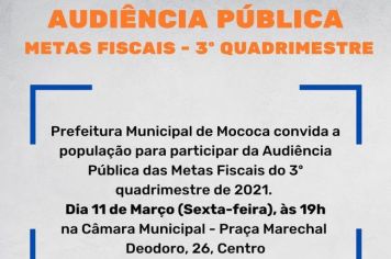 CONVITE AUDIÊNCIA PÚBLICA