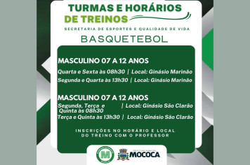 ESCOLINHAS ESPORTIVAS - SECRETARIA DE ESPORTES E QUALIDADE DE VIDA