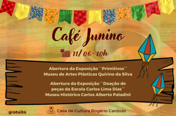 A PREFEITURA MUNICIPAL DE MOCOCA CONVIDA A TODA POPULAÇÃO PARA O CAFÉ JUNINO