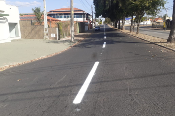 REFORÇO NA SINALIZAÇÃO VIÁRIA SEGUE EM DIVERSOS PONTOS DA CIDADE 