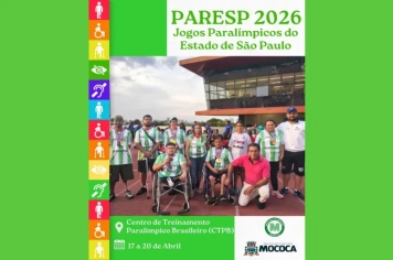 Atletas de Mococa representam o município no PARESP