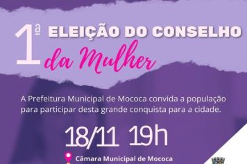 AGORA MOCOCA TEM O CONSELHO DA MULHER