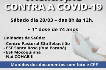 VACINAÇÃO DE IDOSOS >>