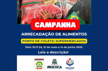 FUNDO SOCIAL DA PREFEITURA MUNICIPAL DE MOCOCA E TG 02-022 SÃO PARCEIROS EM CAMPANHA BENEFICENTE PARA ARRECADAÇÃO DE ALIMENTOS 