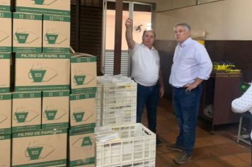 PREFEITO VISITA EMPRESA EM MOCOCA