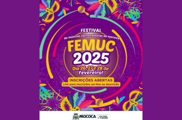 VEM AÍ O FESTIVAL DE MÚSICAS CARNAVALESCAS DE MOCOCA 
