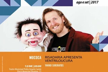 Neste sábado, dia 12, às 20h tem apresentação no Teatro Municipal de Mococa do 