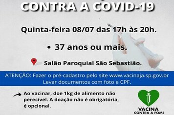 PREFEITURA MUNICIPAL DE MOCOCA REALIZA VACINAÇÃO CONTRA A COVID EM HORÁRIO ESTENDIDO.