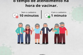 O Governo de São Paulo lançou o site www.vacinaja.sp.gov.br

 

para agilizar a campanha de vacinação contra a COVID-19 no estado.

Nele, todas as pessoas aptas a receber a vacina do Butantan podem fazer um pré-cadastro. Nesta primeira etapa, o grup