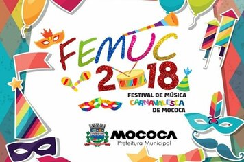 Confira o regulamento do FEMUC 2018; Inscrições até o dia 26 de janeiro na Casa de Cultura Rogério Cardoso, das 7h às 17h