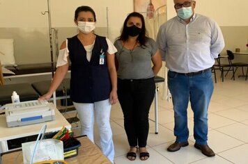 UNIDADE DE SAÚDE DE SÃO BENEDITO RECEBE APARELHO DE ELETROCARDIOGRAMA.