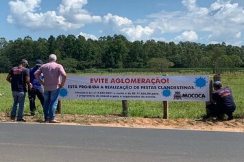 EVITE AGLOMERAÇÃO! >>



A Prefeitura Municipal de Mococa através do Departamento de Comunicação junto à Guarda Municipal e a Defesa Civil, a fim de informar a população sobre a necessidade de evitar aglomerações em chácaras e condomínios, distribuíra