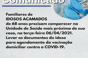 DEPARTAMENTO DE SAÚDE INFORMA: