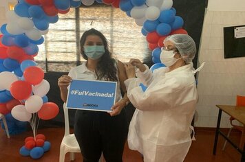 IDOSOS INSTITUCIONALIZADOS COMEÇAM A SER VACINADOS CONTRA A COVID-19 EM MOCOCA