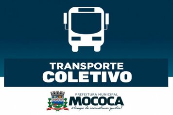 COMUNICADO SOBRE O TRANSPORTE COLETIVO EM MOCOCA

 PREFEITURA FARÁ, EM CARÁTER EMERGENCIAL E EXTRAORDINÁRIO, O TRANSPORTE GRATUITO PARA AS LINHAS QUE DEIXARAM DE SER ATENDIDAS PELA EMPRESA NOS DISTRITOS DE IGARAÍ, SÃO BENEDITO DAS AREIAS E PÔR DO SOL
