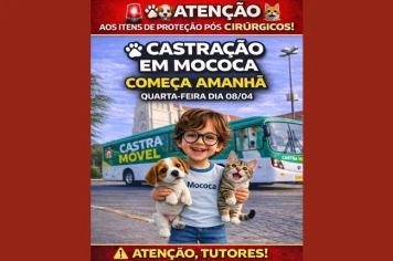  CASTRAÇÃO EM MOCOCA COMEÇA AMANHÃ! 