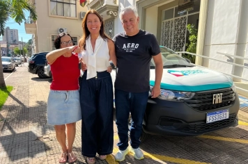 FUNDO SOCIAL DE MOCOCA RECEBE, PELA PRIMEIRA VEZ, VEÍCULO PARA ATENDER A POPULAÇÃO!