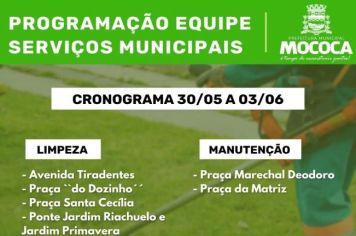 FIQUE DE OLHO NO CRONOGRAMA DE LIMPEZA PÚBLICA 