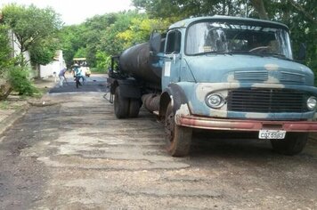 INFORMATIVO - Prefeitura de Mococa realiza recapeamento na Rua Paraná, na Vila Santa Rosa