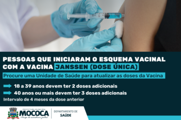ATUALIZAÇÃO DE VACINA CONTRA COVID-19 EM MOCOCA